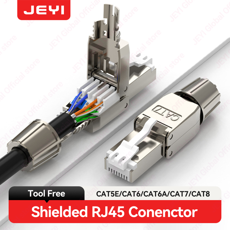 Rj45 Jack - JEYI CAT7 6A RJ45 コネクタ 8P8C