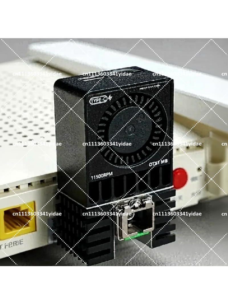 Heatsink Aluminum - オプトエレクトロニクス変換用オールアルミニウム製ヒートシンク、E、G、PON、ODI、SFP用11,500 RPM速度制御ファン