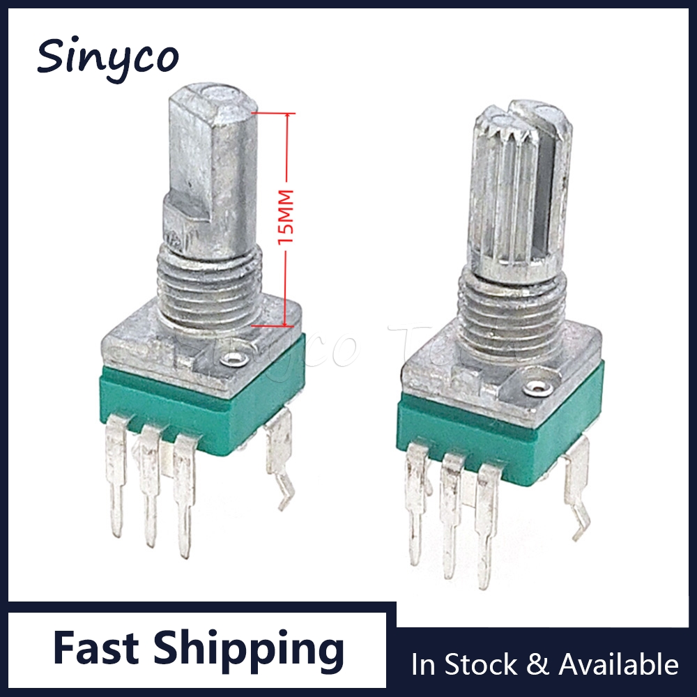 Potentiometer 10K - 5 個の RK097 タイプシングル垂直 3 ピン