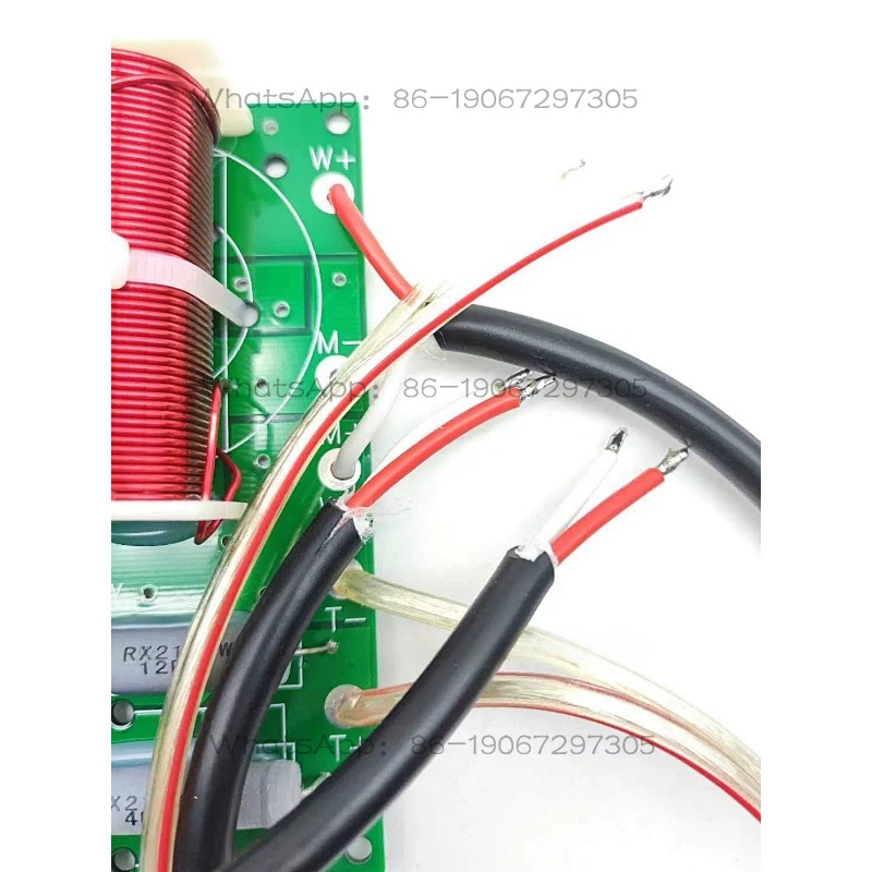 Speaker Crossover - 専用クロスオーバー配線接続：秋葉原純無酸素銅スピーカーケーブル＋銀メッキツイーターケーブル