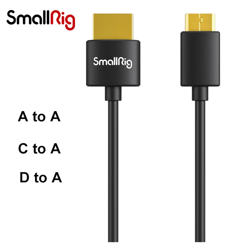 Mdi Cable - SmallRig ウルトラスリム ハイスピード 4K マイクロ/ミニHDMI -