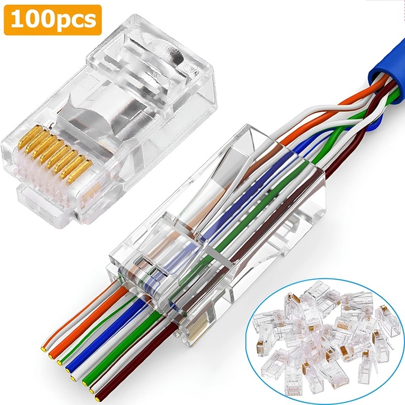 Rj45 Jack - 100 個 Cat6 Cat6e CAT5e RJ45