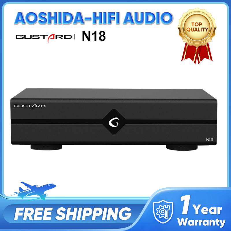 Audio Interface - Gustard-n18およびn18proネットワークイーサネットスイッチ,hifiオーディオ,sfp plus,10m, 100m, 1000m,アダプティブイーサネットインターフェイス,10mhzクロック