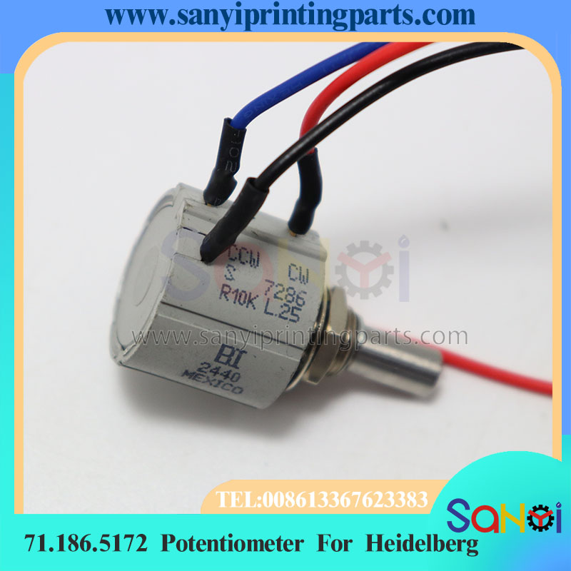 Potentiometer 10K - 1 ピースハイデルベルクケーブルポテンショメータ 71.186.5172 ベックマン 7286 10k