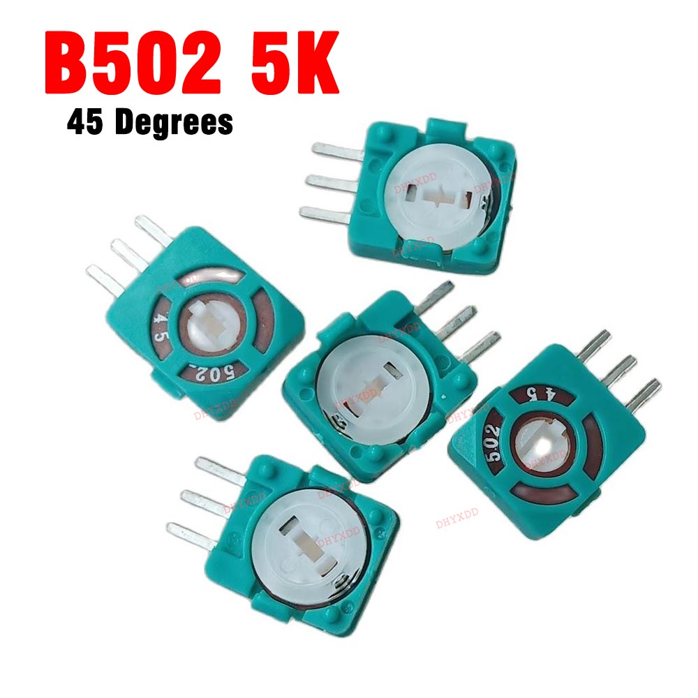 Potentiometer 10K - リモコン航空機,耐衝撃性センサー付き静的ポテンショメータ103個10k 60 330度b502 5k 45 60