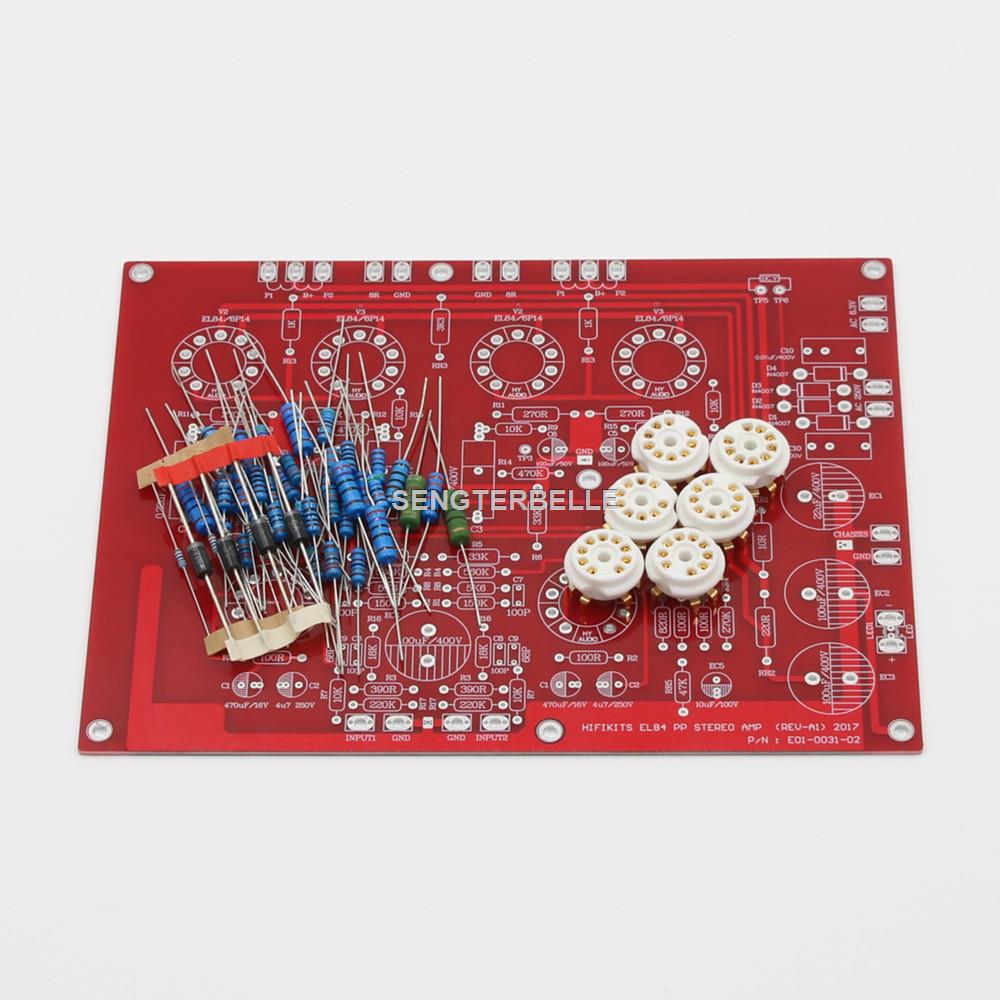 HiFi EL84 +ECF80 ステレオプッシュプル真空管 - Hifi Amplifier Board のレビューと価格