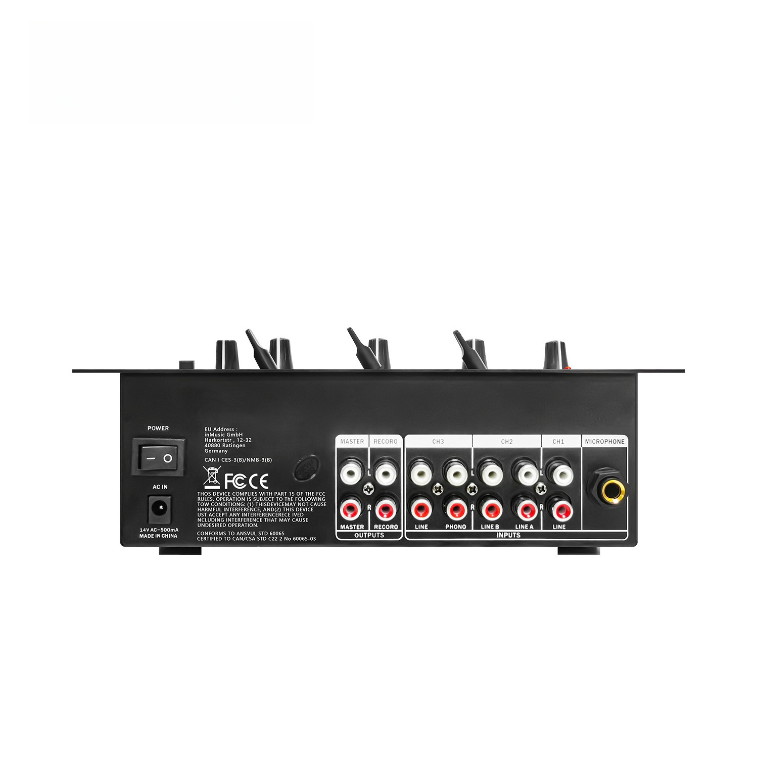 4チャンネルDJミキサー、プロフェッショナルKTVステージオ - Audio Interface のレビューと価格