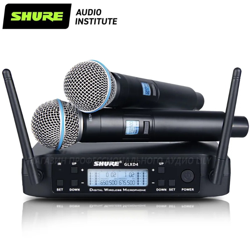 Shure GLXD4 BETA 58A プロフェッショナル - Condenser Microphone Kit のレビューと価格