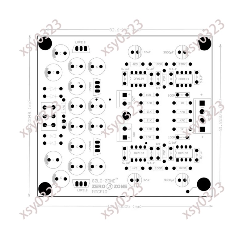 MMCF10 HiFi RIAA フォノプリアンプボード L - Hifi Amplifier Board のレビューと価格