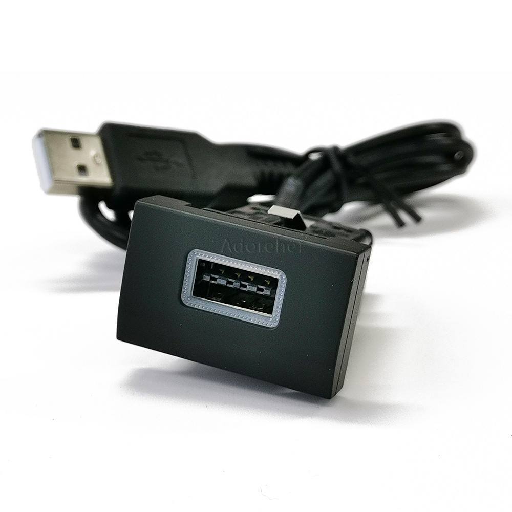 1PC 車用USB入力アダプターソケット オーディオラジオ  - Audio Interface のレビューと価格