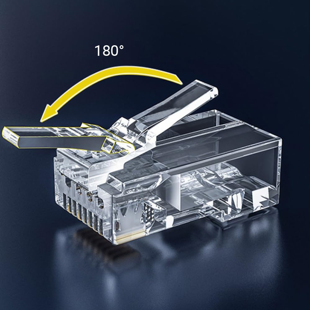 RJ45 コネクタ CAT6 パススルー コネクタ クリスタ - Rj45 Jack のレビューと価格