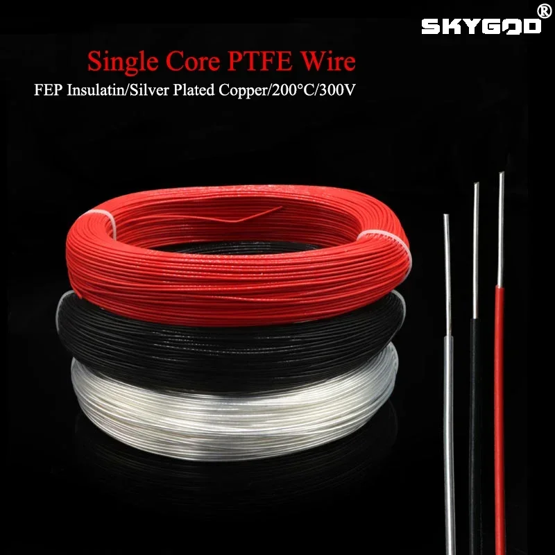 2/5/10/20/50 メートルシングルコア PTFE ワ - Audio Jumper Wire のレビューと価格