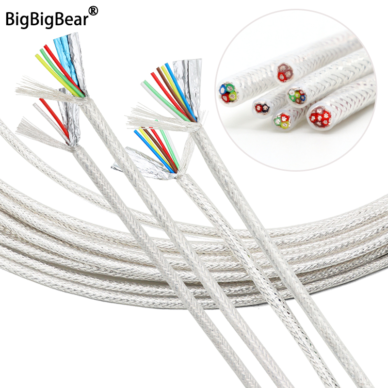 1/5/10m FEPシールド線 2 3 4 6芯 HiFi - Audio Jumper Wire のレビューと価格