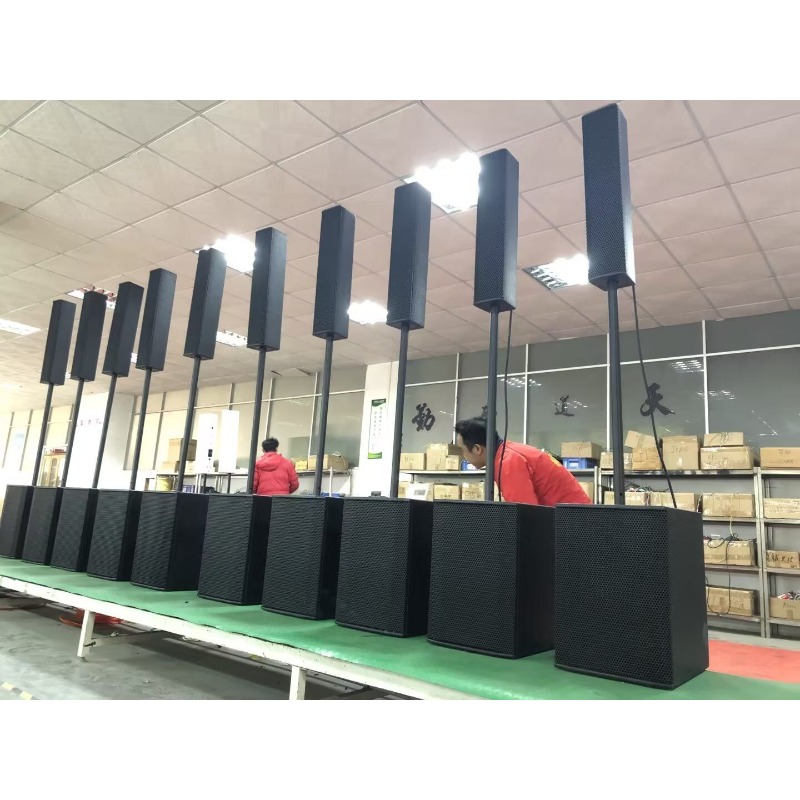 デュアル15インチ2ウェイポータブルカラムスピーカー、屋内外 - Full Range Speaker のレビューと価格