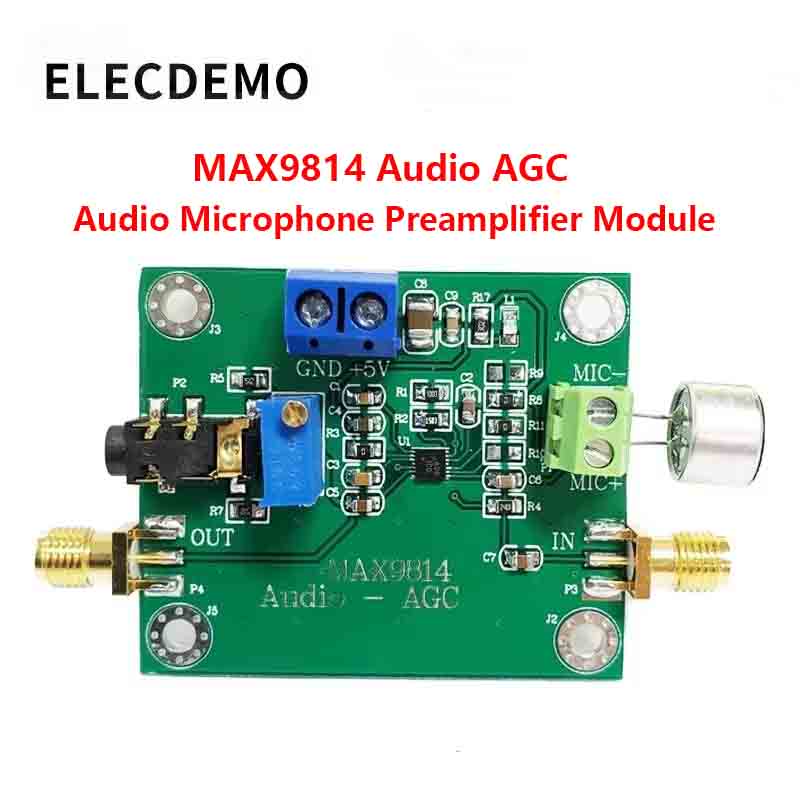 エレクトレットマイクAGCアンプモジュール、オートゲインコン - Audio Amplifier Board のレビューと価格