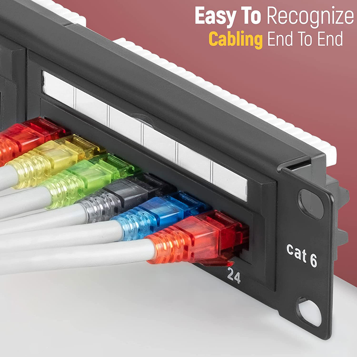 50個のRJ45 Cat6パススルーコネクタ、各種カラーEZ - Rj45 Jack のレビューと価格