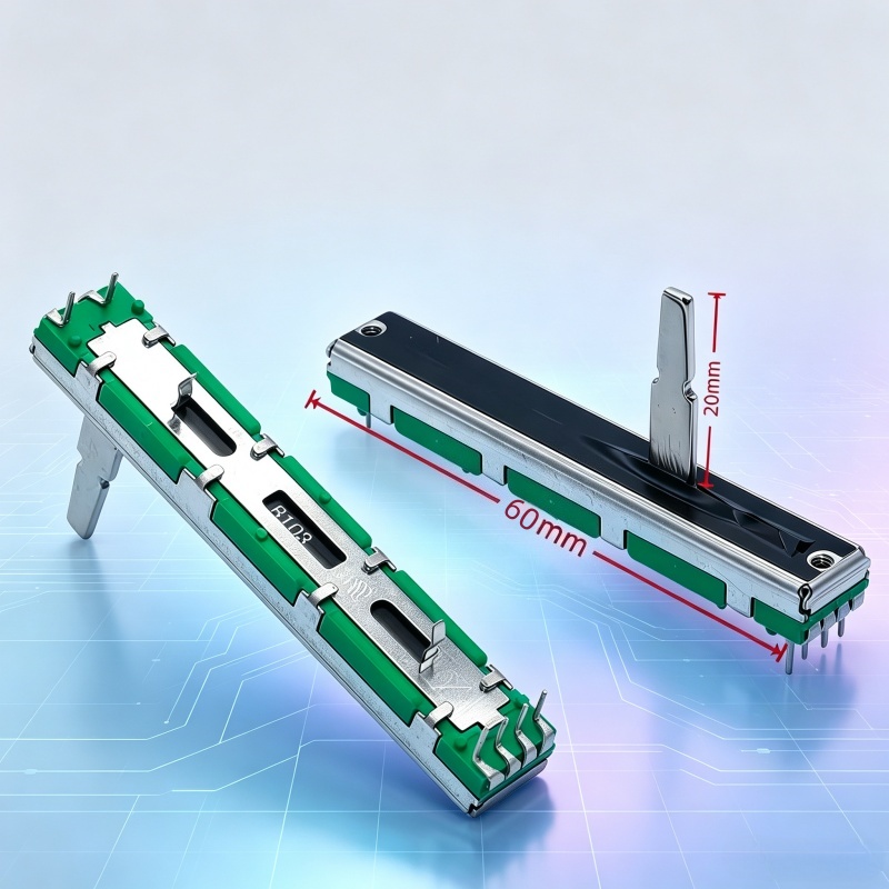 1pc 6ピン 10KB×2 DCV1024 リニアスライダ - Potentiometer 10K のレビューと価格
