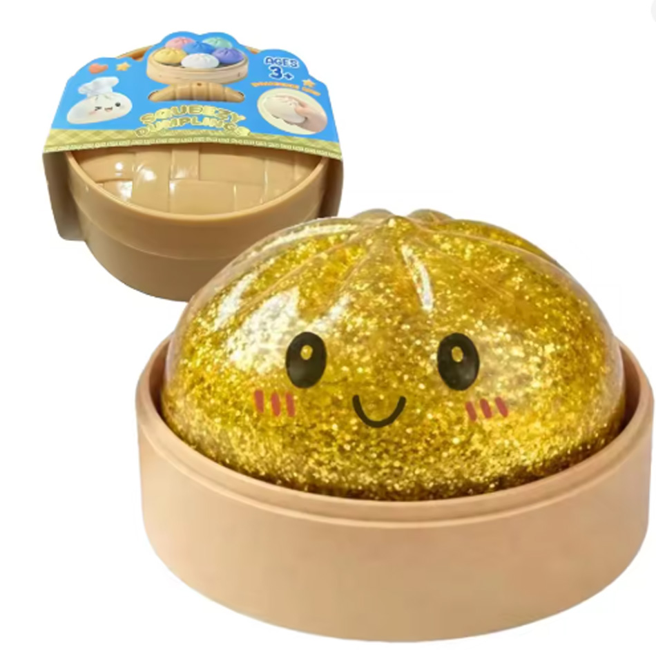 新登場！リアルな巨大餃子スクイーズトイ、竹製蒸し器付き、柔ら - Subwoofer のレビューと価格