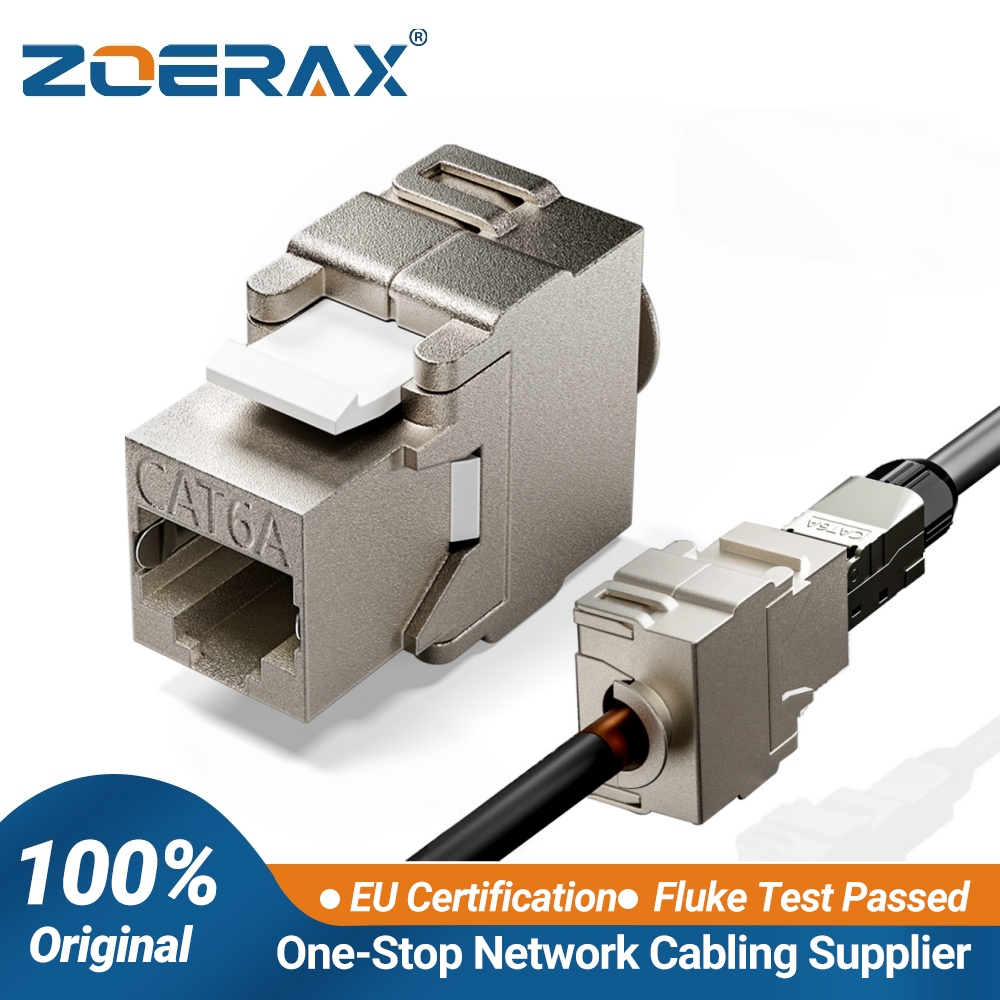 ZoeRax キーストーンモジュールジャック CAT6A シ - Rj45 Jack のレビューと価格