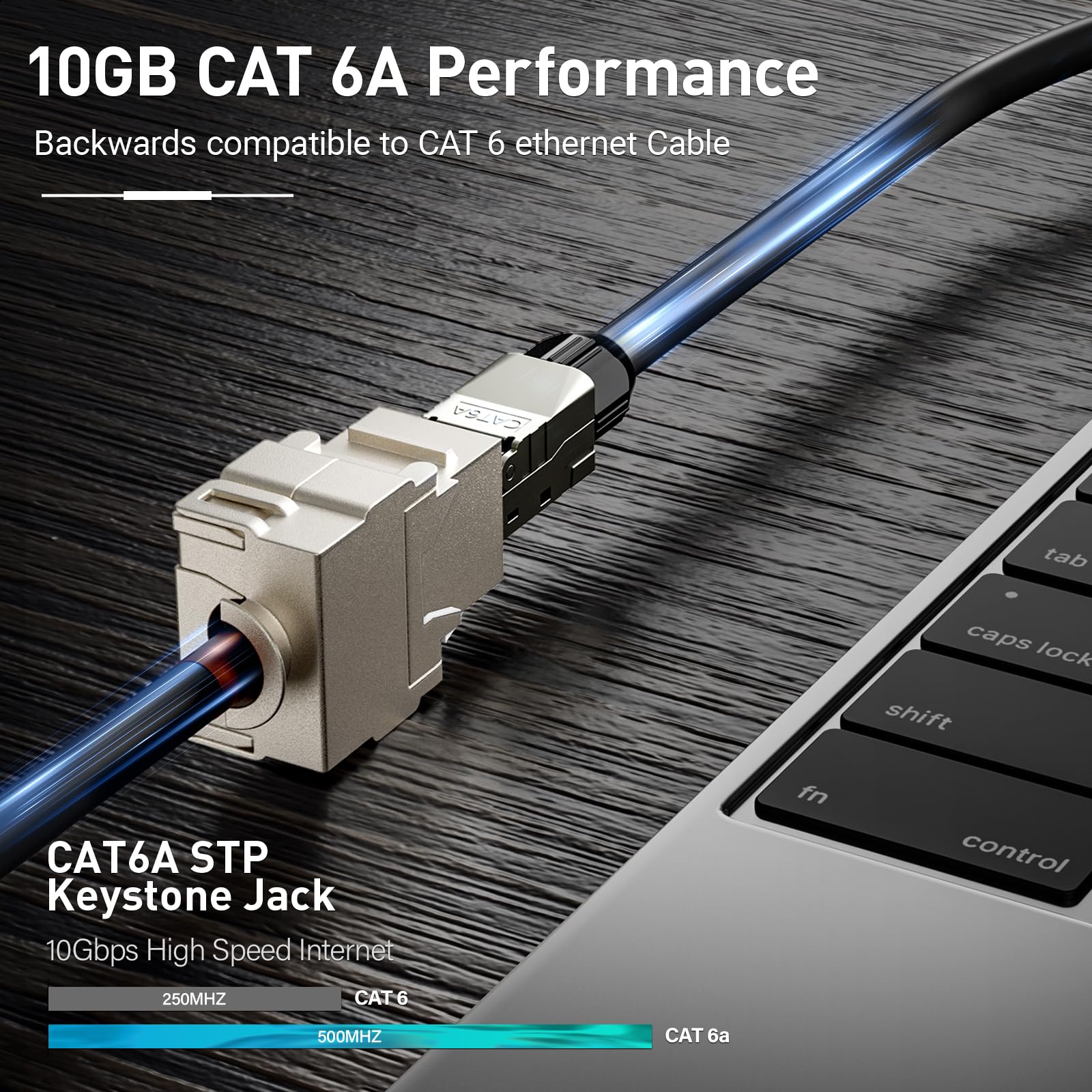 ZoeRax キーストーンモジュールジャック CAT6A シ - Rj45 Jack のレビューと価格