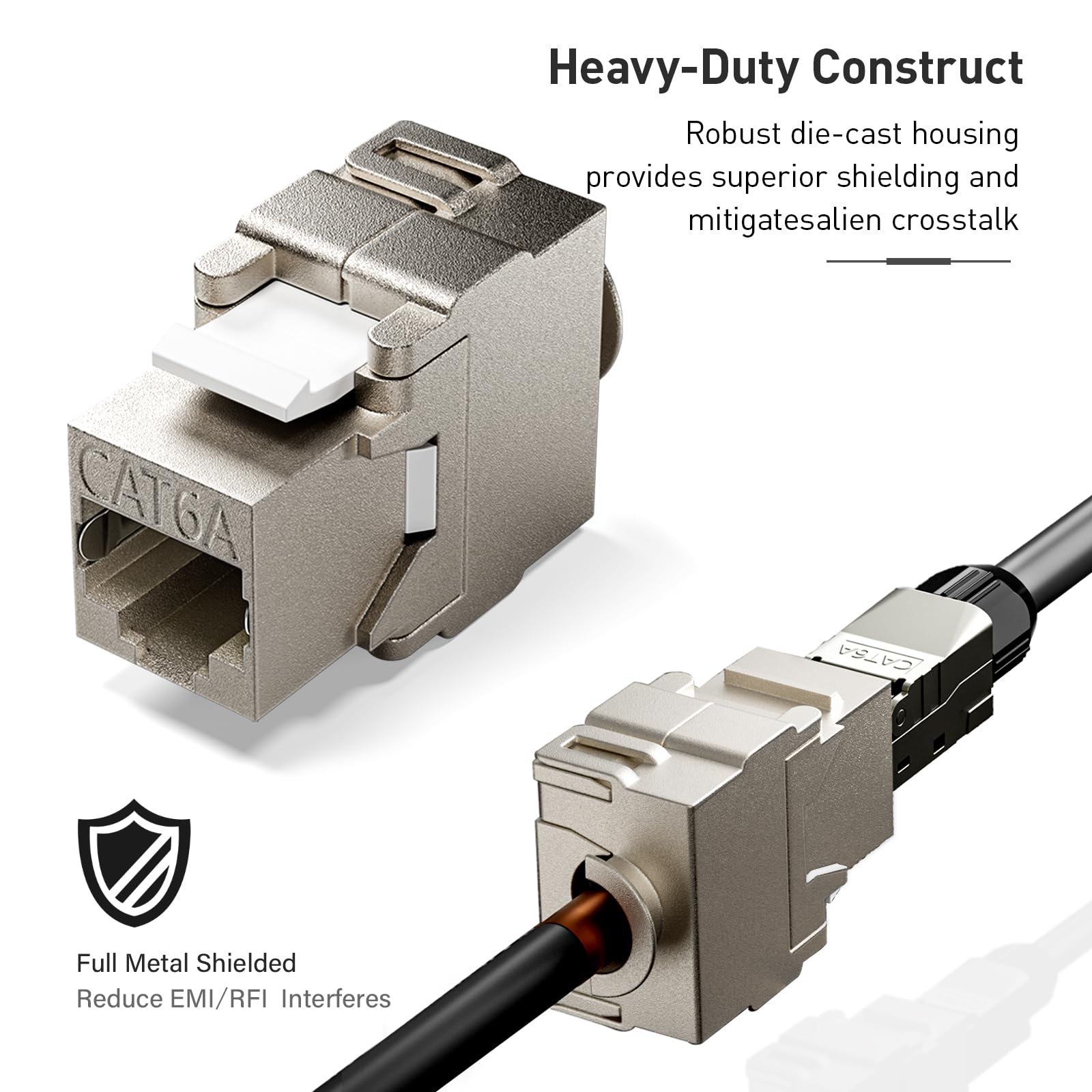 ZoeRax キーストーンモジュールジャック CAT6A シ - Rj45 Jack のレビューと価格