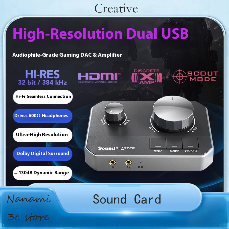 クリエイティブ サウンドブラスター G8 ハイレゾゲーミング - Audio Dac のレビューと価格