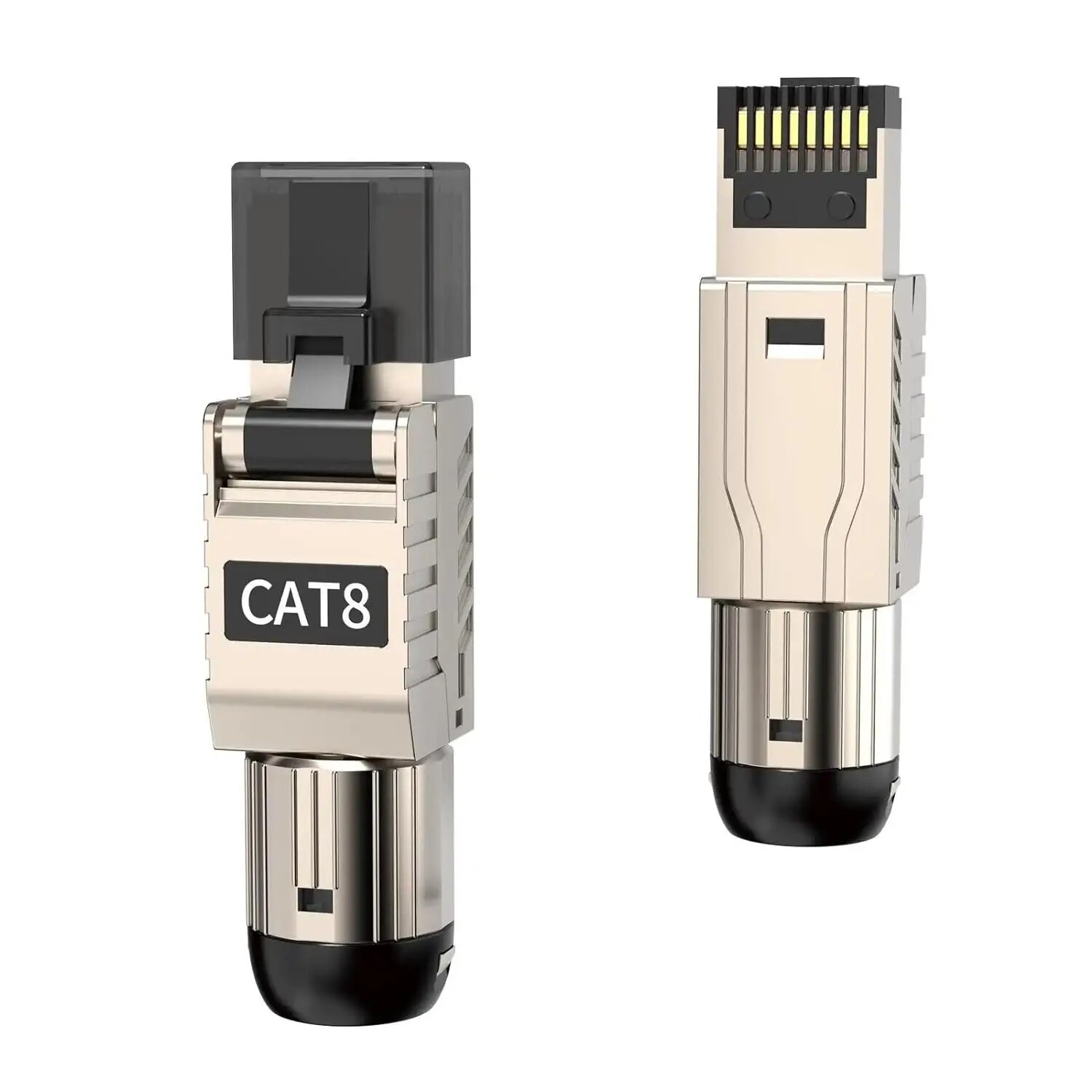 ZoeRax 2個パック RJ45コネクタ 工具不要 Cat - Rj45 Jack のレビューと価格