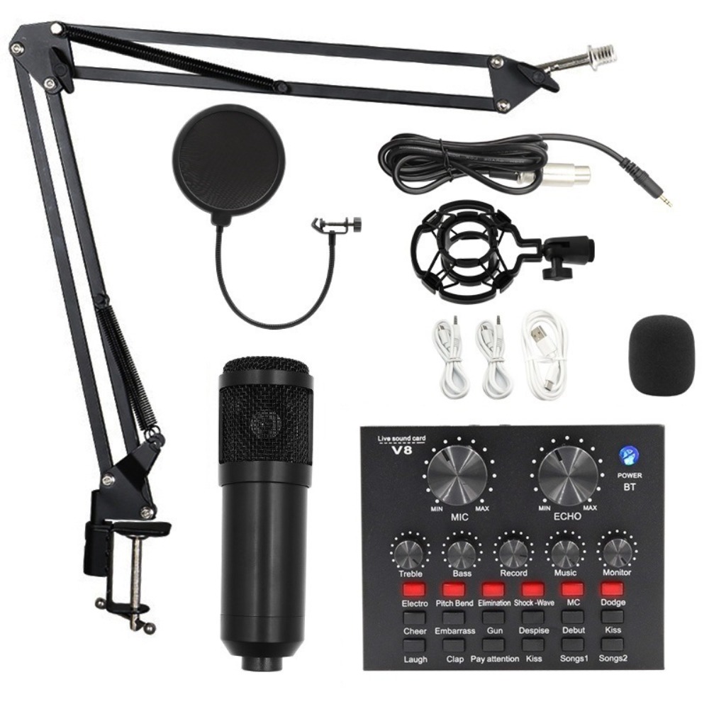 BM800コンデンサーマイクキット ストリーミング用携帯電話 - Condenser Microphone Kit のレビューと価格