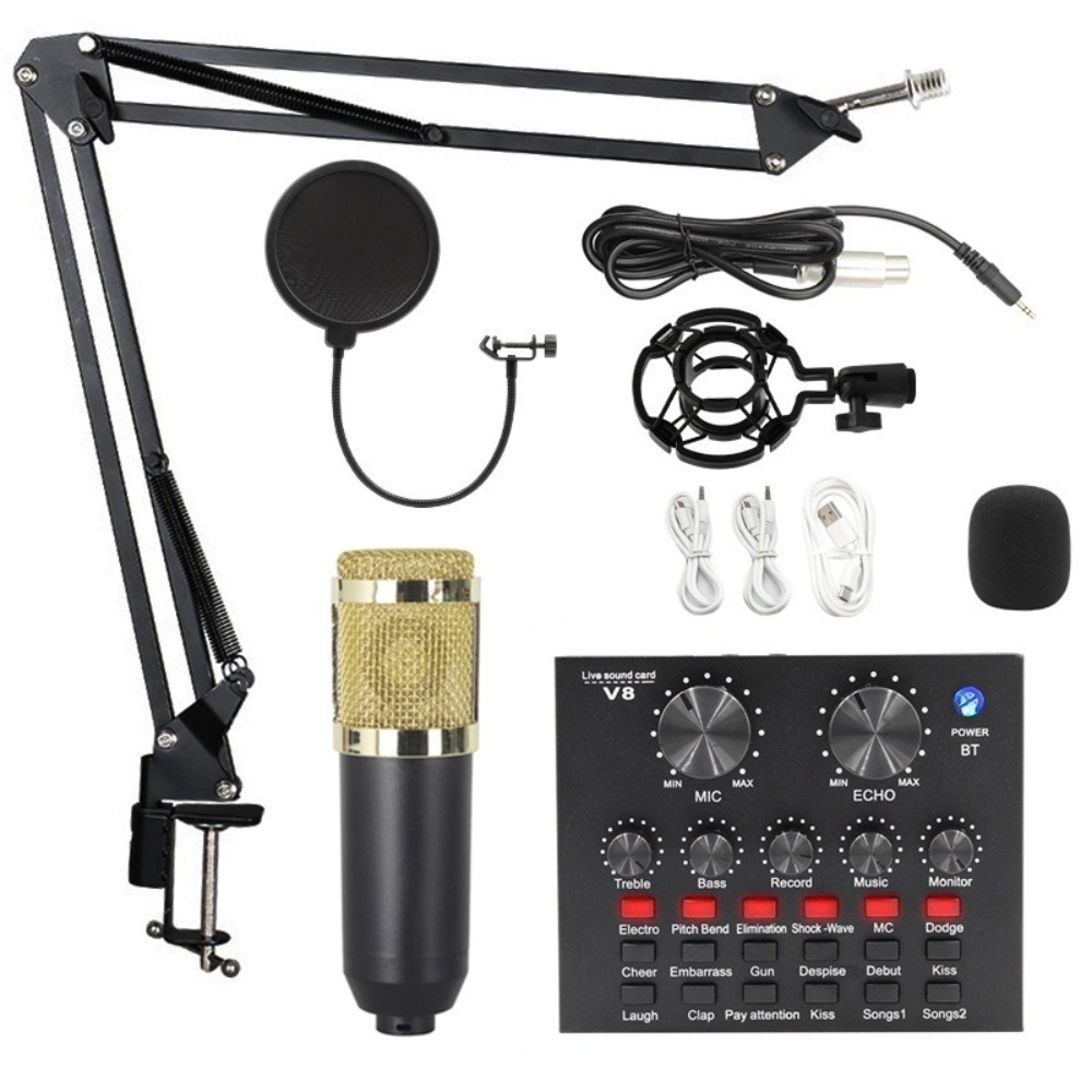 BM800コンデンサーマイクキット ストリーミング用携帯電話 - Condenser Microphone Kit のレビューと価格