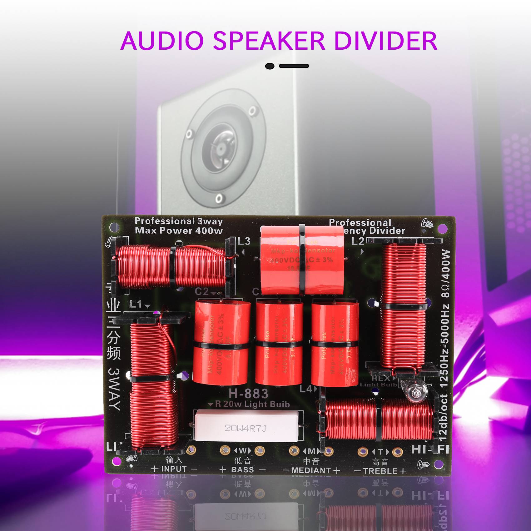 Excellent-400W 3 ウェイ クロスオーバー デ - Speaker Crossover のレビューと価格