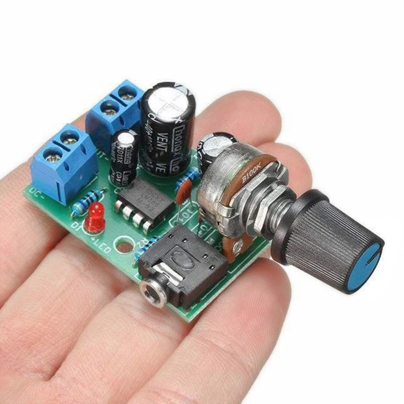 LM386 オーディオアンプボード モノラル 3.5mm D - Volume Control Board のレビューと価格