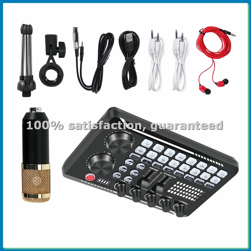 F998 サウンドカードキット、BM-800 マイクキット、 - Condenser Microphone Kit のレビューと価格