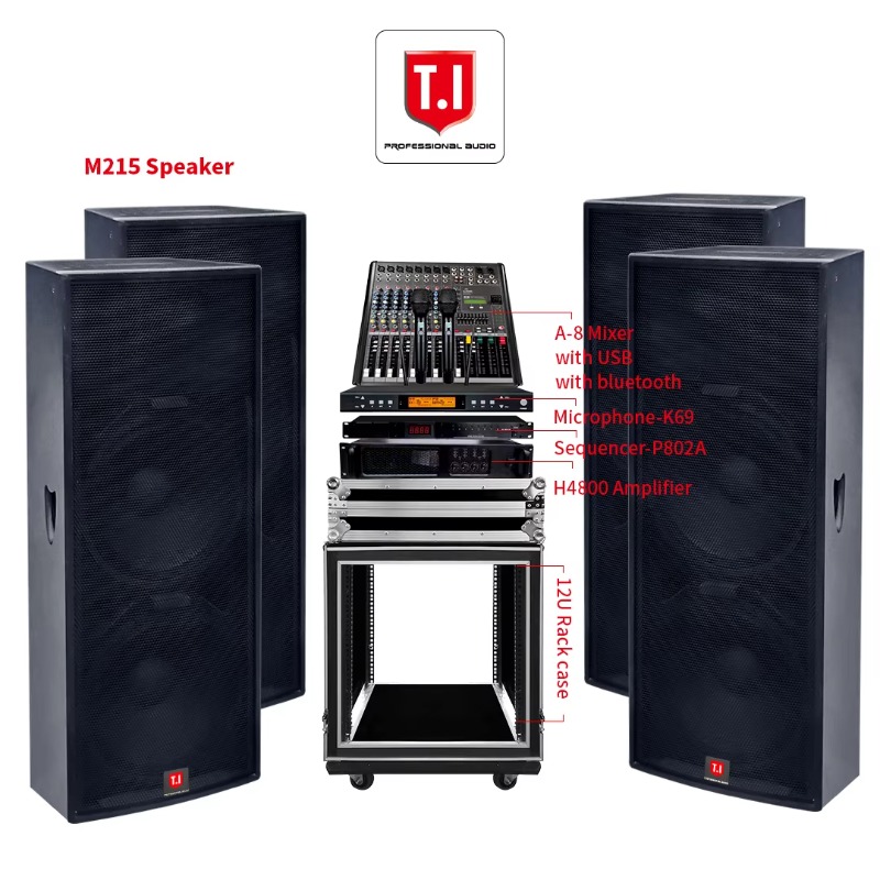 15インチ高出力フルレンジスピーカーセット、大型ステージ、結 - Full Range Speaker のレビューと価格