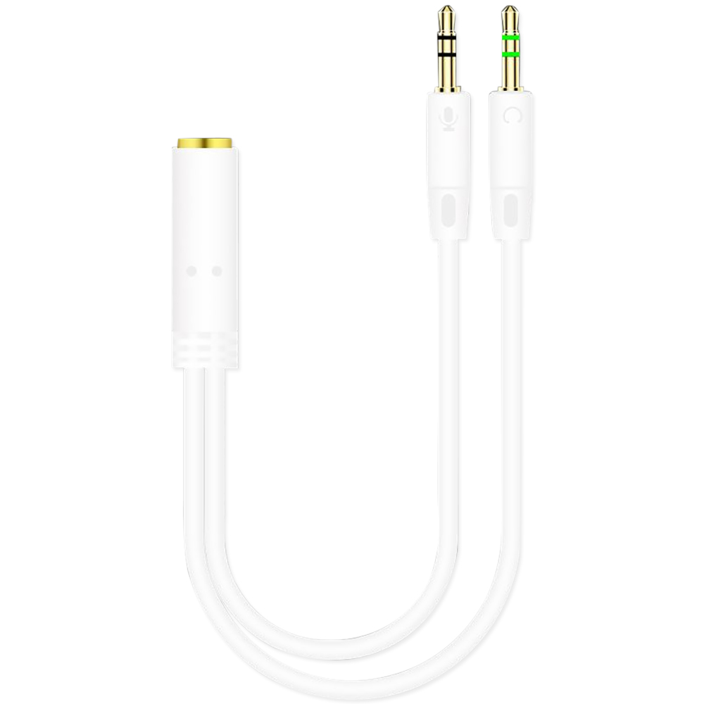 ヘッドフォンアダプター,オスからメスへのジャック2個,コンピ - Audio Jumper Wire のレビューと価格
