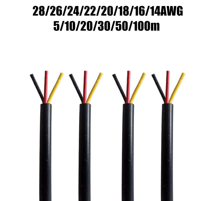 3芯被覆ケーブル電線 26 24 22 20 18 16 1 - Audio Jumper Wire のレビューと価格