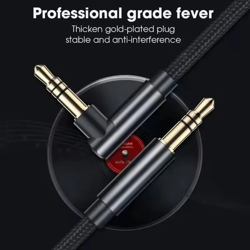 AUXケーブル 3.5mmジャック オーディオケーブル オス - Audio Jumper Wire のレビューと価格