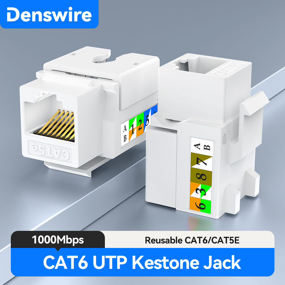 Denswire RJ45 Cat5E/6 キーストーンジャ - Rj45 Jack のレビューと価格