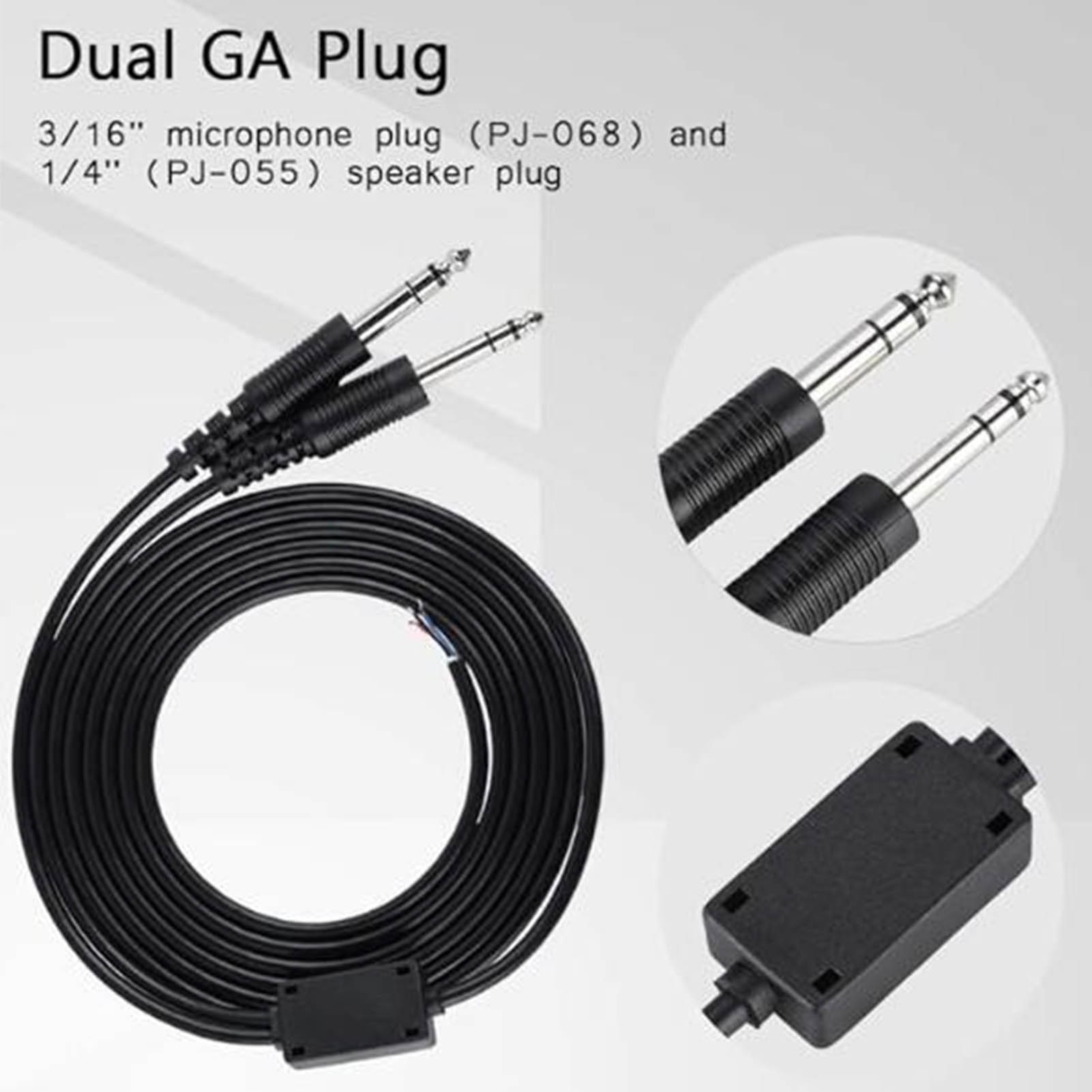 航空ヘッドセット交換ケーブル デビッド・クラーク AVCOM - Diy Headphone のレビューと価格