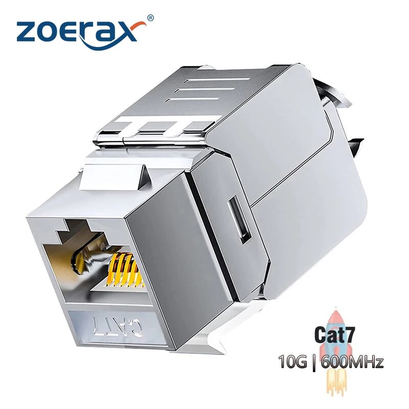 ZOERAX Cat6a Cat7 キーストーン ジャック  - Rj45 Jack のレビューと価格