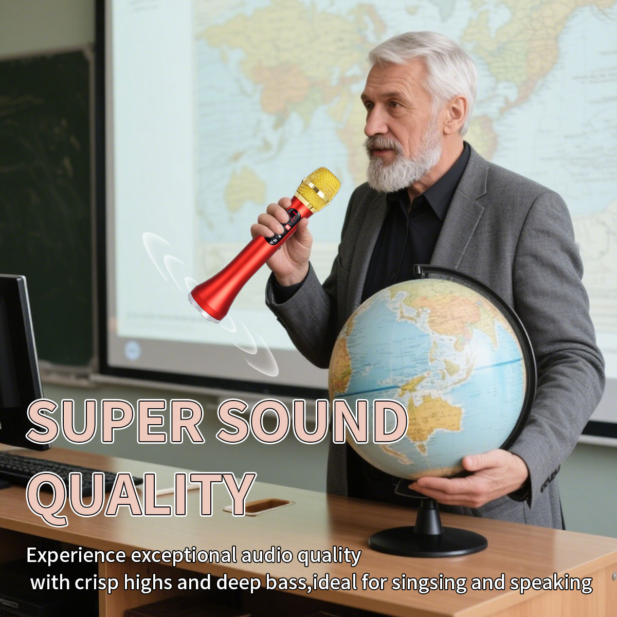 28cm 25W/個 カラオケマイク TWS Bluetoo - Condenser Microphone Kit のレビューと価格