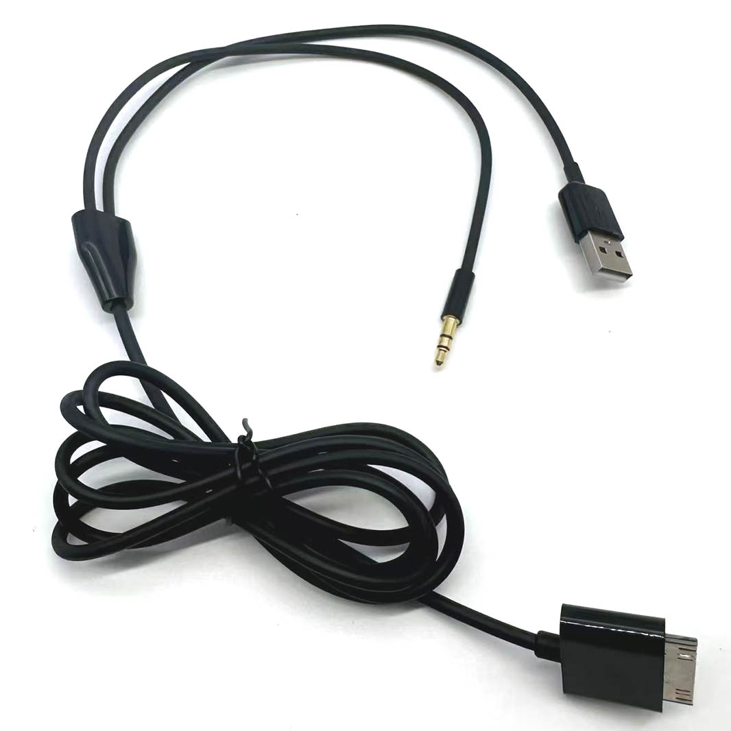 1 個 30 ピン - 3.5 ミリメートル車用 AUX オ - Audio Jumper Wire のレビューと価格