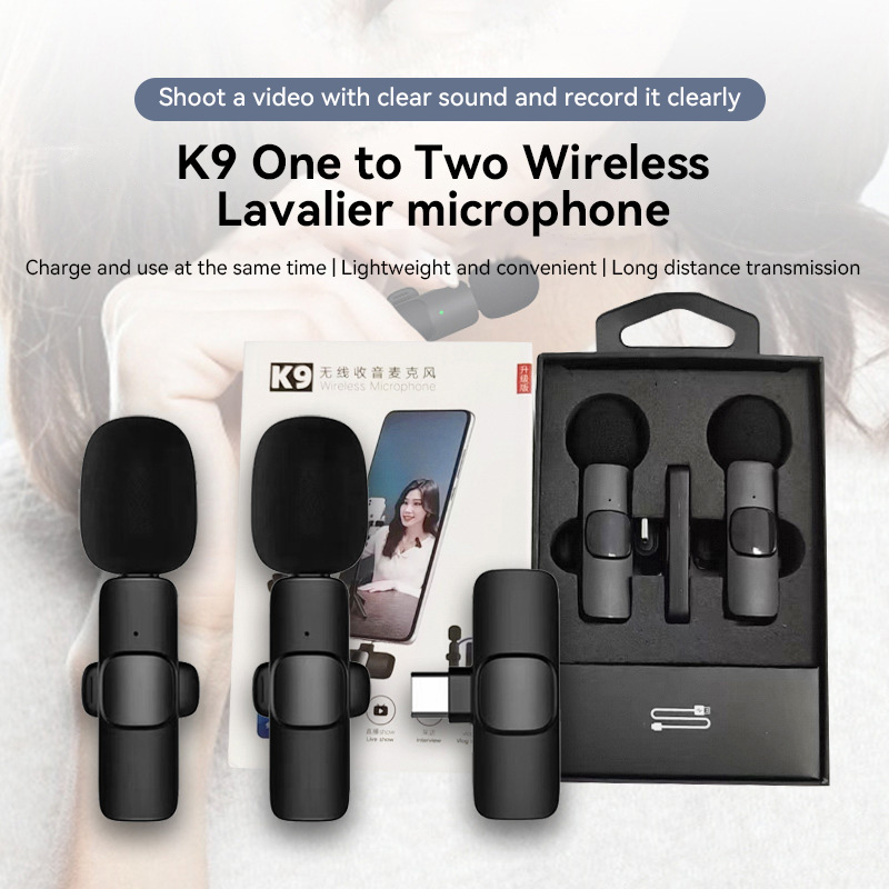 ミニワイヤレスマイクノイズリダクションラベリアマイク、iPh - Condenser Microphone Kit のレビューと価格