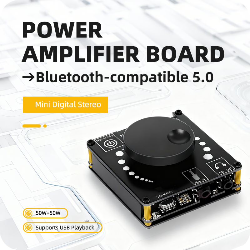 パワーアンプボード ステレオデジタルアンプ 50WX2 -  - Hifi Amplifier Board のレビューと価格