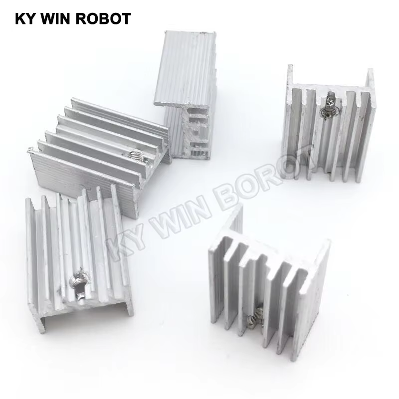 10 個アルミ TO-220 ヒートシンク TO 220 ヒ - Heatsink Aluminum のレビューと価格